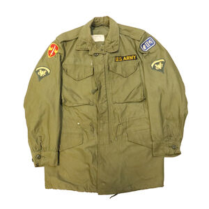 Vintage U.S. Army Field Jacket Size S patches